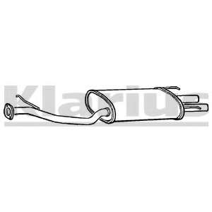 Глушитель выхлопных газов конечный