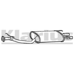 Глушитель выхлопных газов конечный