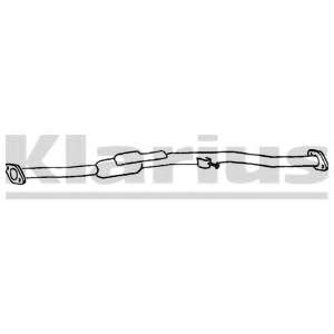 Средний глушитель выхлопных газов