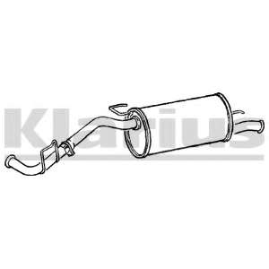 Глушитель выхлопных газов конечный