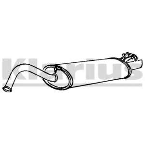 Глушитель выхлопных газов конечный