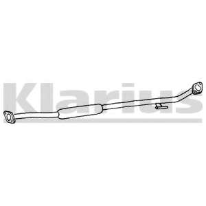 Средний глушитель выхлопных газов