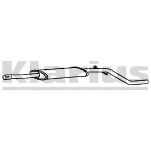 Средний глушитель выхлопных газов