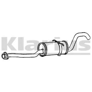 Средний глушитель выхлопных газов