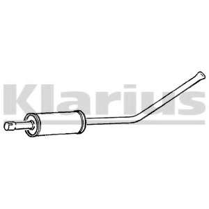 Средний глушитель выхлопных газов