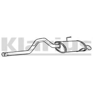 Глушитель выхлопных газов конечный