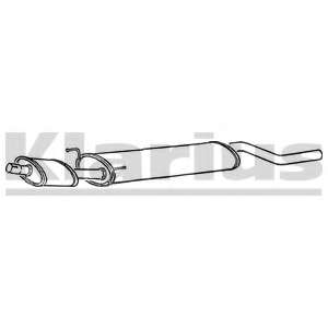 Средний глушитель выхлопных газов