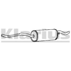 Глушитель выхлопных газов конечный