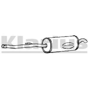 Глушитель выхлопных газов конечный