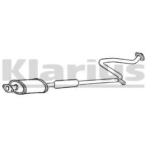 Средний глушитель выхлопных газов