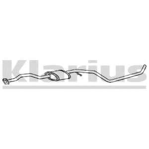 Средний глушитель выхлопных газов