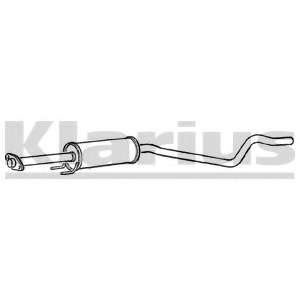 Средний глушитель выхлопных газов