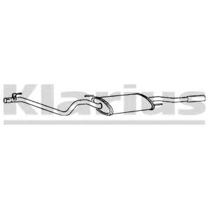 Глушитель выхлопных газов конечный