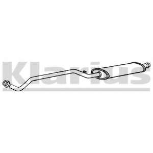 Средний глушитель выхлопных газов