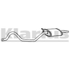 Глушитель выхлопных газов конечный