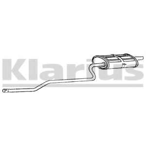 Глушитель выхлопных газов конечный