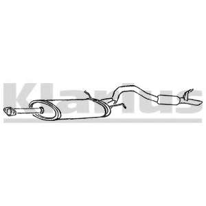 Глушитель выхлопных газов конечный