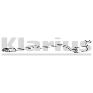 Средний глушитель выхлопных газов