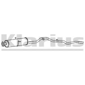 Глушитель выхлопных газов конечный