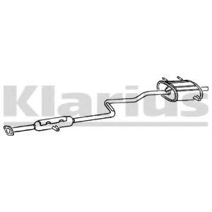 Глушитель выхлопных газов конечный