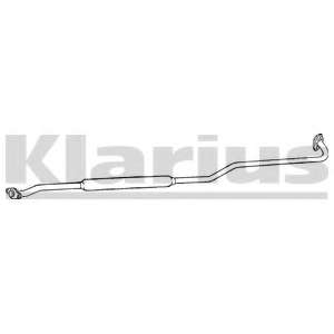 Средний глушитель выхлопных газов