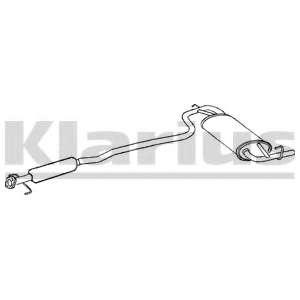 Глушитель выхлопных газов конечный