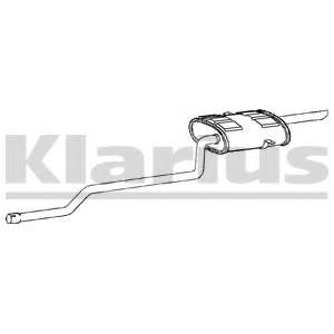 Глушитель выхлопных газов конечный