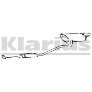 Глушитель выхлопных газов конечный