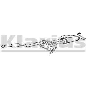 Глушитель выхлопных газов конечный