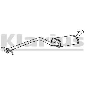 Средний глушитель выхлопных газов