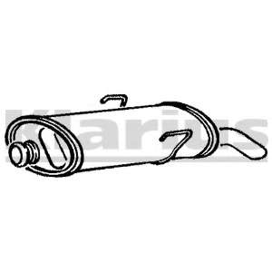 Глушитель выхлопных газов конечный