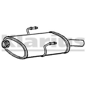 Глушитель выхлопных газов конечный