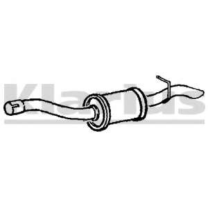 Глушитель выхлопных газов конечный