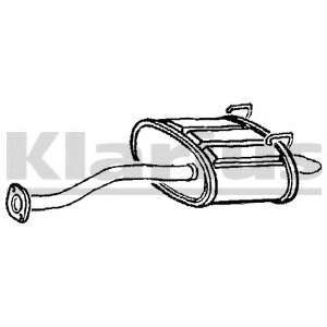 Глушитель выхлопных газов конечный