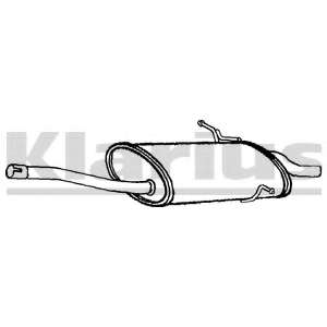 Глушитель выхлопных газов конечный