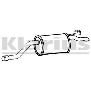 Глушитель выхлопных газов конечный