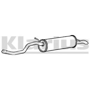 Глушитель выхлопных газов конечный