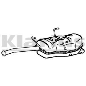 Глушитель выхлопных газов конечный