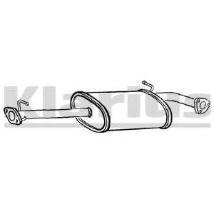 Средний глушитель выхлопных газов