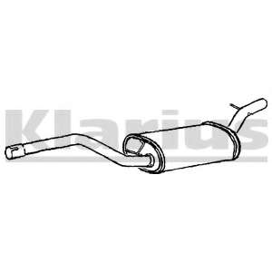 Средний глушитель выхлопных газов