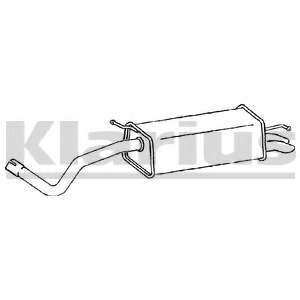 Глушитель выхлопных газов конечный