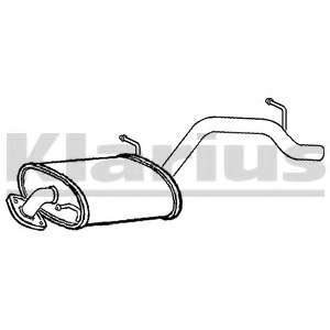 Глушитель выхлопных газов конечный