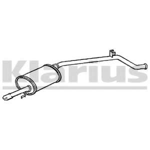 Глушитель выхлопных газов конечный