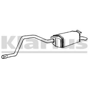 Глушитель выхлопных газов конечный