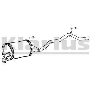 Глушитель выхлопных газов конечный