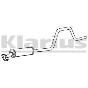 Средний глушитель выхлопных газов