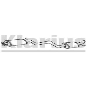 Средний глушитель выхлопных газов