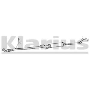 Средний глушитель выхлопных газов