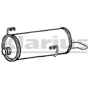 Глушитель выхлопных газов конечный