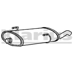 Глушитель выхлопных газов конечный